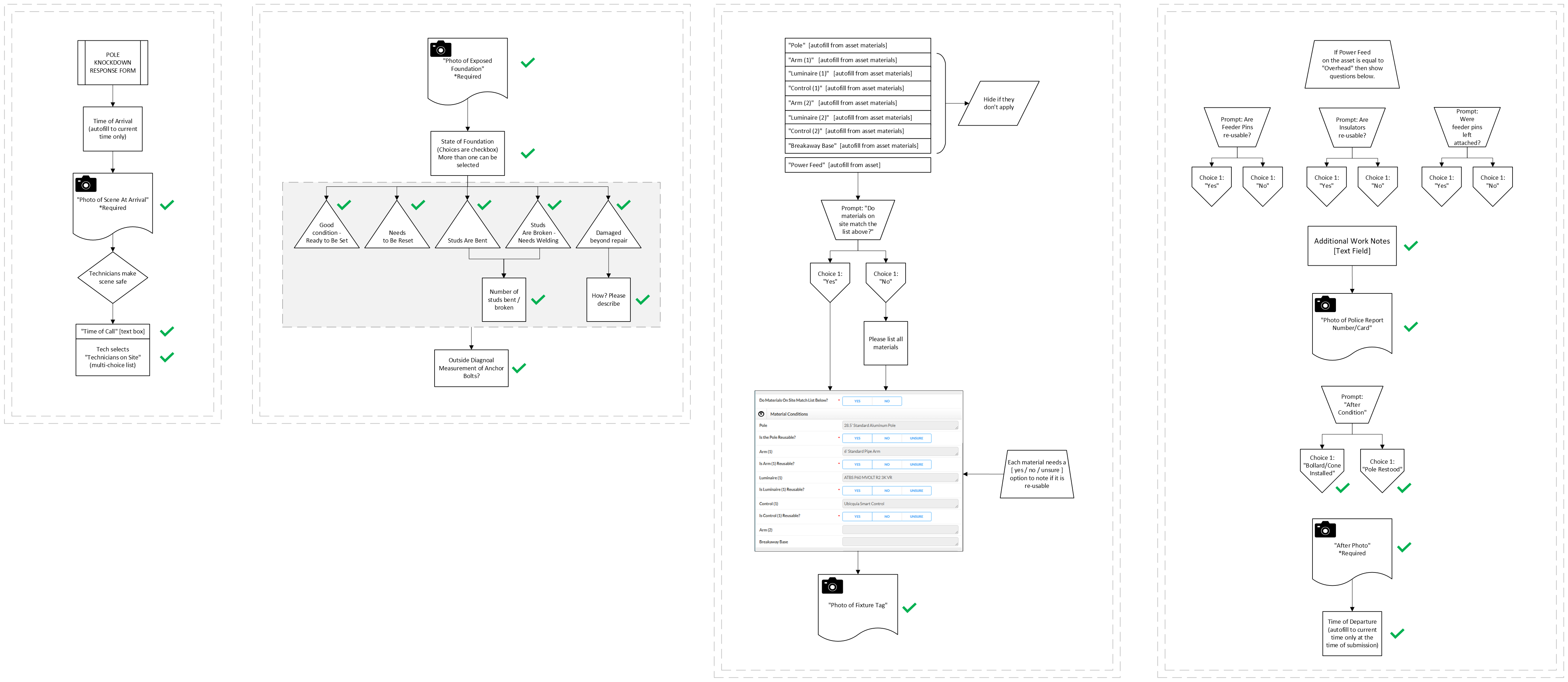 TerraGo pole knockdown response workflow